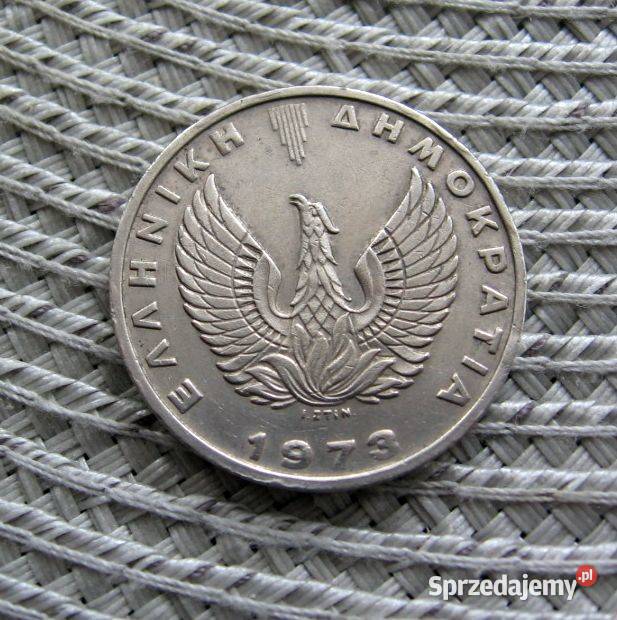 Grecja 20 Drachma 1973r Junta Kalisz