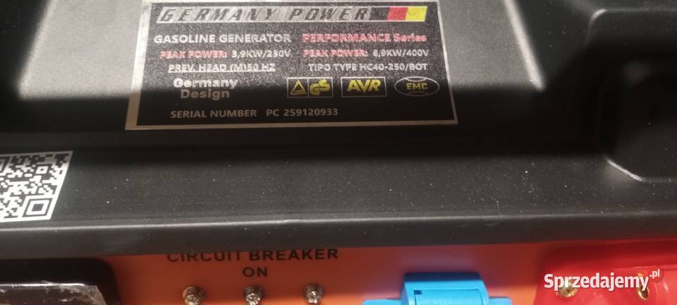 Agregat prądotwórczy Ralsborg BL762R Pilica