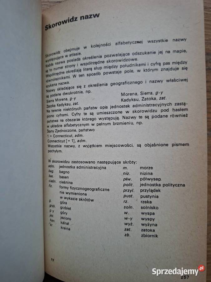 Kieszonkowy atlas świata PPWK Książki i Podręczniki Kraków