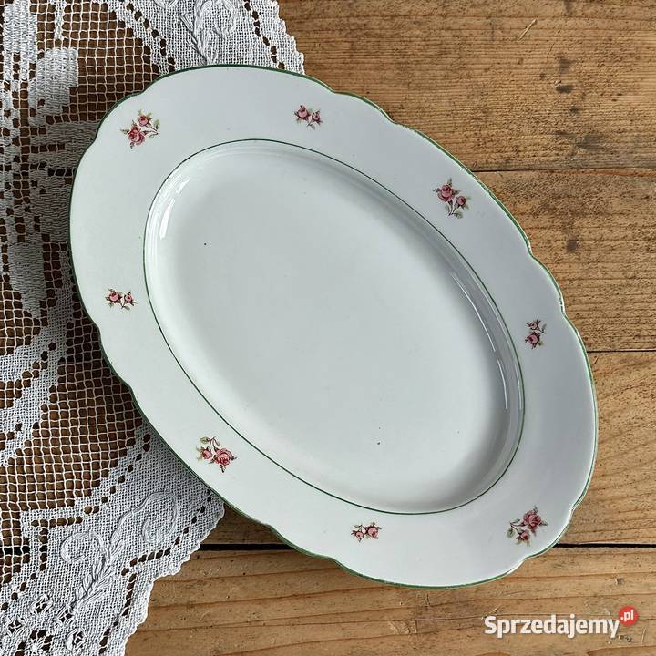 Półmisek porcelana Ćmielów Feston 1947 Myszków