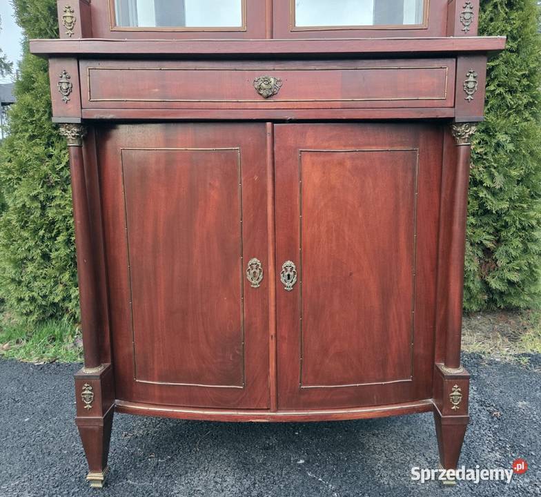 Witryna mahoniowa XIX w 9300 Szczecin sprzedam