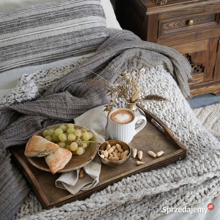 Drewniana taca śniadaniowa rozkładana COS 14 Maków Podhalański