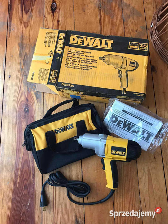 NOWY Klucz udarowy DeWalt DW292 TORBA Mom obr Dąbrowa Tarnowska