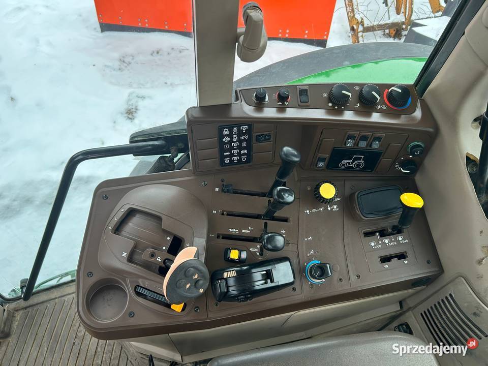 ohn Deere 6820 TUZ WOM JD 6610 Ares 640 Renault Pneumatyczne siedzenie