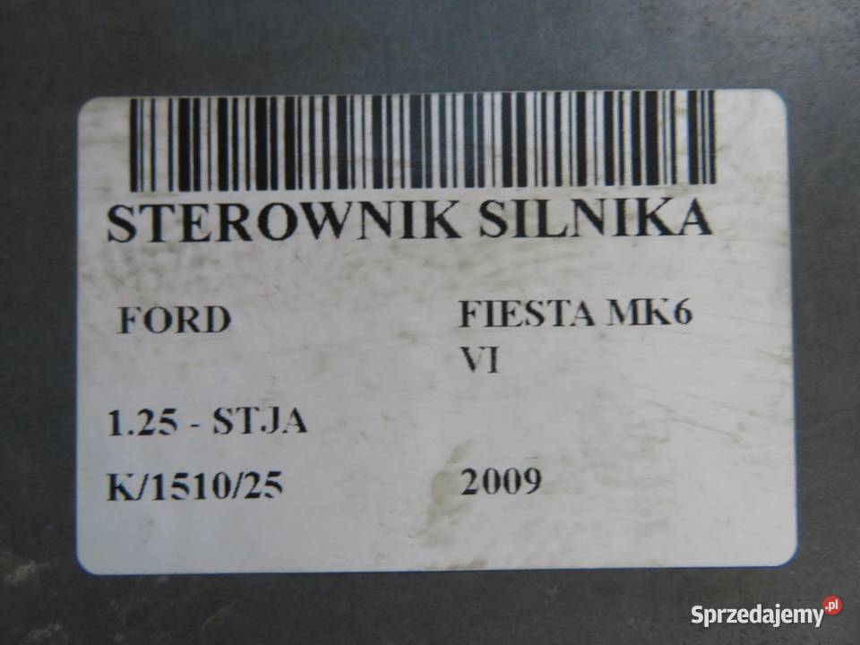 STEROWNIK FORD FIESTA MK6 VI 125 STJA
