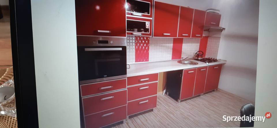Meble kuchenne kolor bordo 320cm