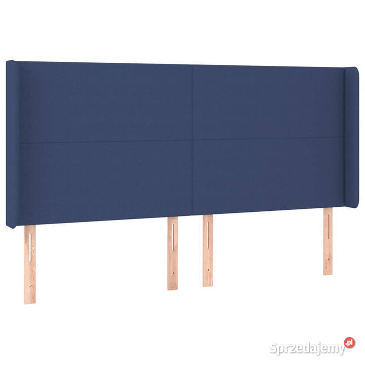 Zagłówek uszak niebieski 203x16x118128 tkanina Warszawa