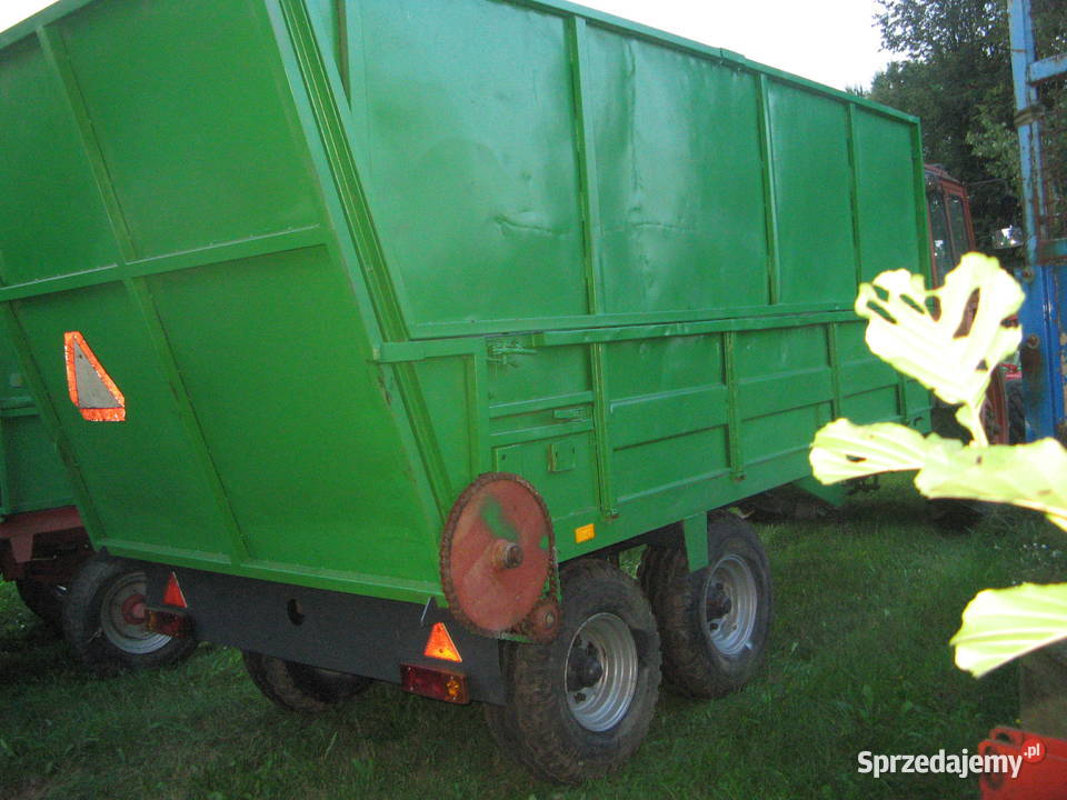 Rozrzutnik tandem 6t z nadstawkami do kukurydzy nieuszkodzony Przyczepy rolnicze mazowieckie Garwolin