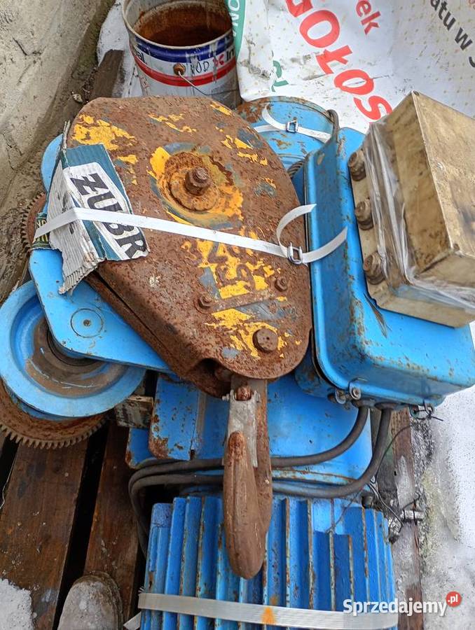 wciągarka balkancar suwnica zblocze linowe wózek