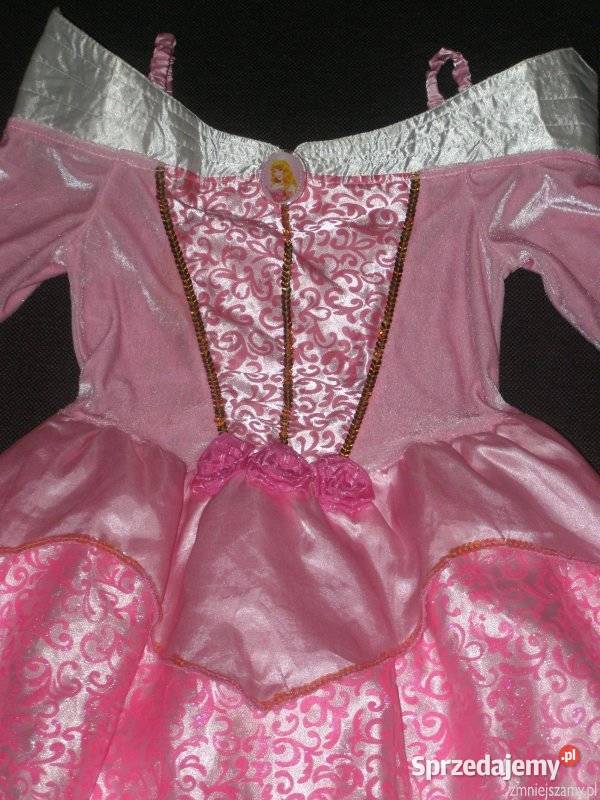 Strój kostium przebranie AURORA ŚPIĄCA KRÓLEWNA dziewczynka Siedlce