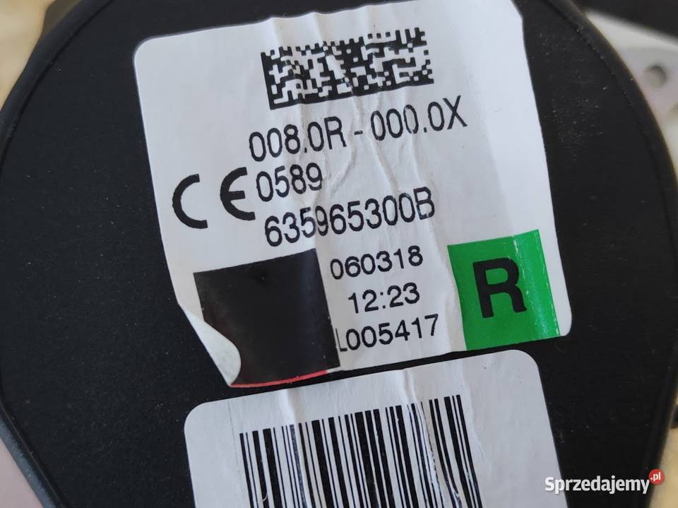 Pas Bezpieczeństwa Prawy Przód Citroen DS7