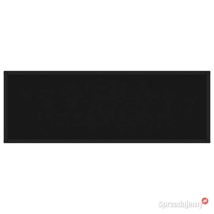 Stolik konsolowy czarny 100x35x75 szkło Warszawa