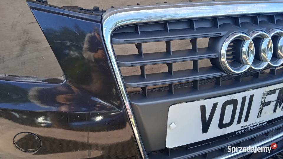 AUDI A4 B8 ZDERZAK PRZÓD LY9B HALOGEN wielkopolskie Zbierkowo