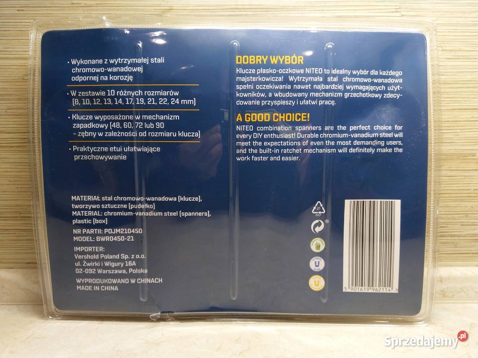 NAJTANIEJ Klucze Zapadkowe Płasko Oczkowe 10 Zabrze