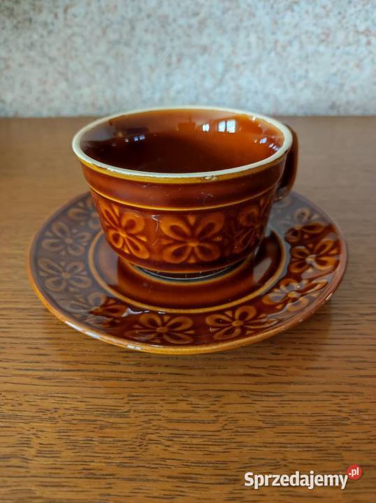 filiżanka talerzyk porcelit pruszków Werina Kielce
