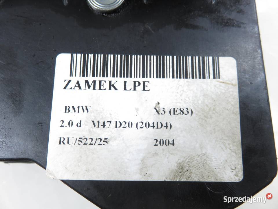 ZAMEK LEWY PRZEDNI BMW X3 E83 7167065 sprzedam