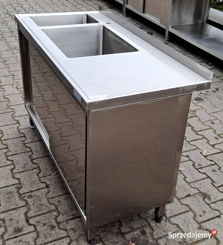 Zlew 2 Komorowy z Szafką Drzwi Suwane 1306085 Nowe Skalmierzyce