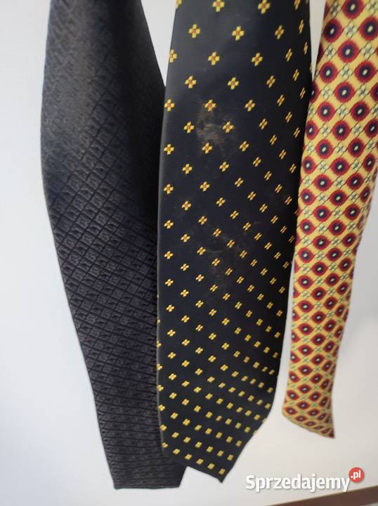 jedwabny krawat 3 sztuki męski zwis modny Odzież wyjściowa Moda i Styl świętokrzyskie Kielce