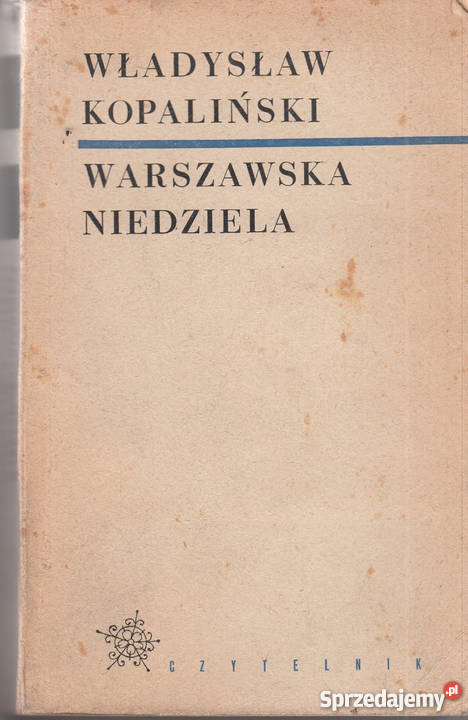 02896 WARSZAWSKA NIEDZIELA WYBÓR FELIETONÓW Z literatura piękna - proza polska Czyrna