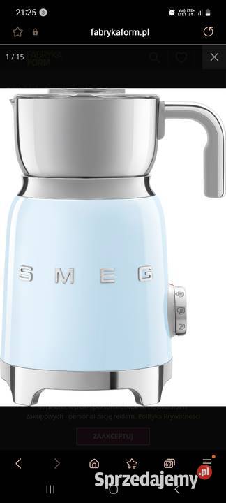 Spieniacz do mleka Smeg AGD drobne sprzedam
