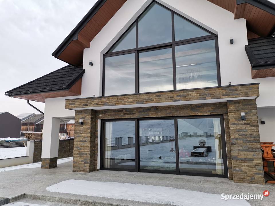 Aluminiowe drzwi panoramiczne Schco ASE 80HI Dom i Ogród Piwniczna-Zdrój
