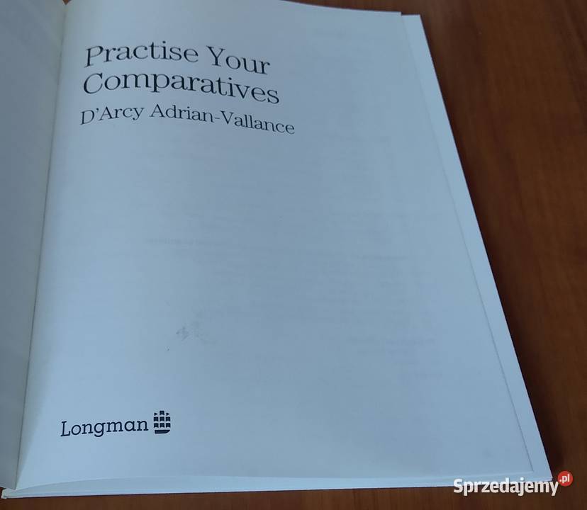 Practise your comparatives DArcy AdrianVallance Gdańsk sprzedam