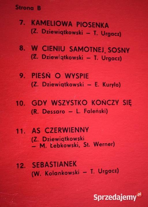 Tercet Egzotyczny Isabellas Vocal Group Chłopcy płyta winylowa Chełmno