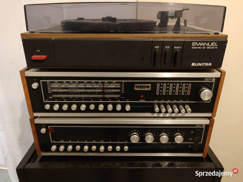 Zestaw Unitra Kleopatra Emanuel plus kolumny i Warszawa