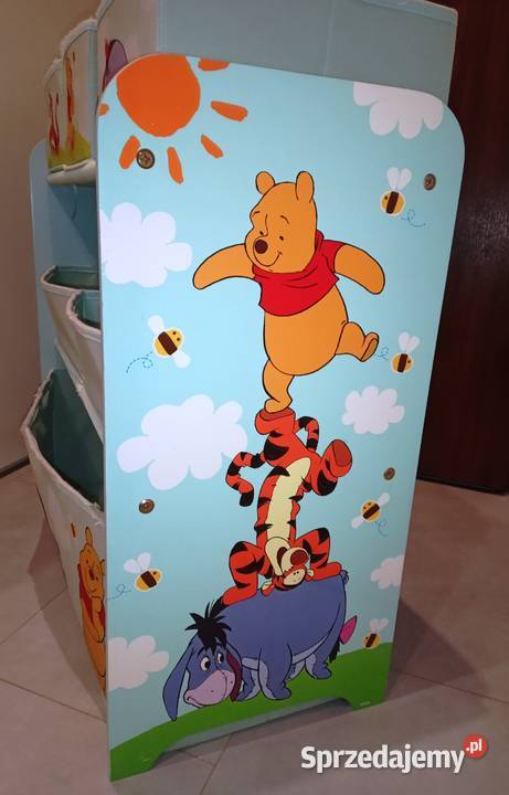 Regał organizer z pojemnikami na zabawki Disney Toruń sprzedam