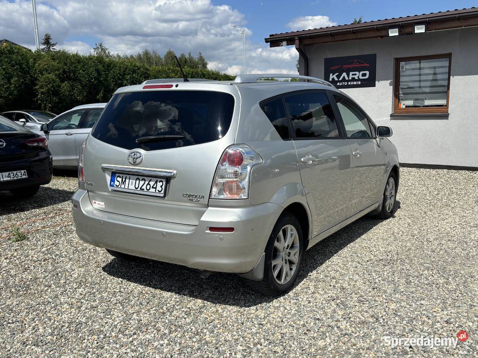Toyota Corolla Verso 2008r Gwarancja relingi dachowe śląskie Paniówki