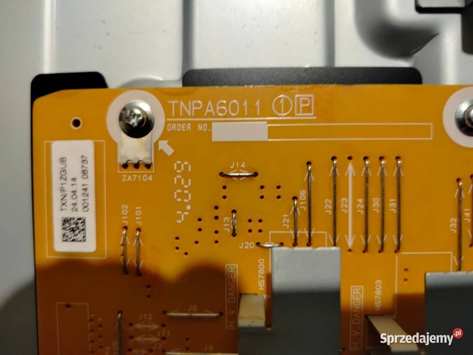 Płyta zasilająca PANASONIC Części i akcesoria pomorskie Człuchów sprzedam