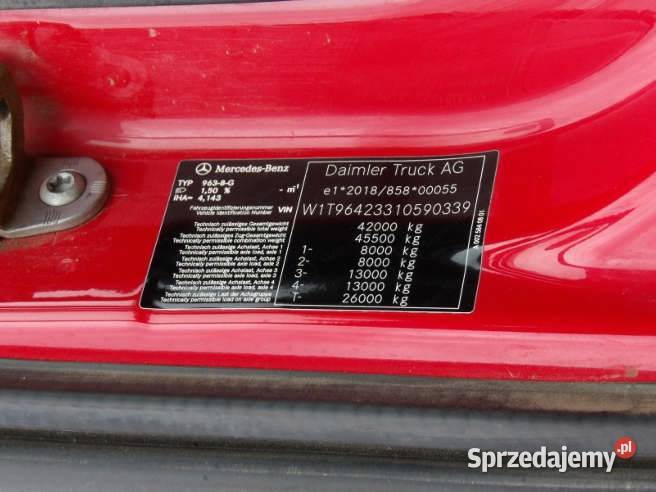 MERCEDESBENZ 4248 AROCS 2022 12809 ccm 476 diesel Warszawa