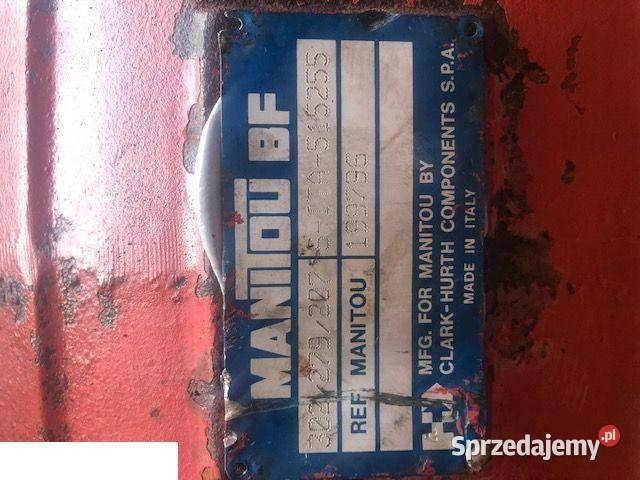 Manitou 626 Tryby Clark Hurth Jastrzębniki