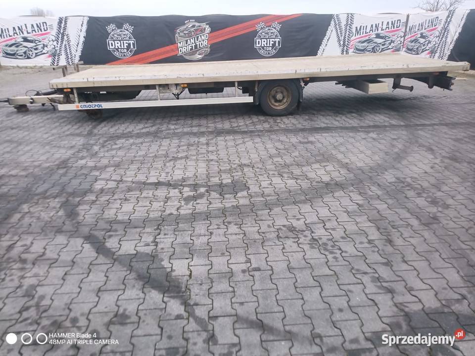 Przyczepa Trailer typ E20 Gniotpol 765x255 Rzędowice