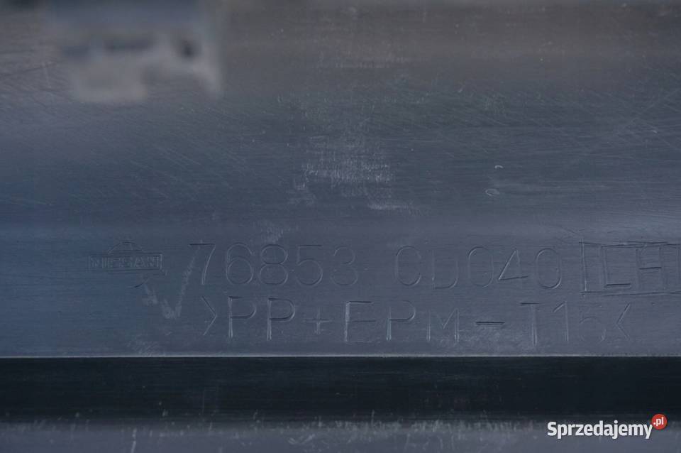 LISTWA PROGOWA LEWY PRÓG NISSAN 350Z 76853CD040 osobowe Nowy Tomyśl
