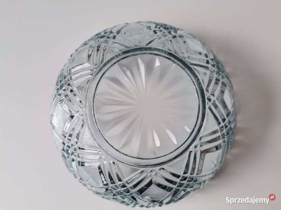 Stara duża szklana misa Porcelana i szkło Katowice
