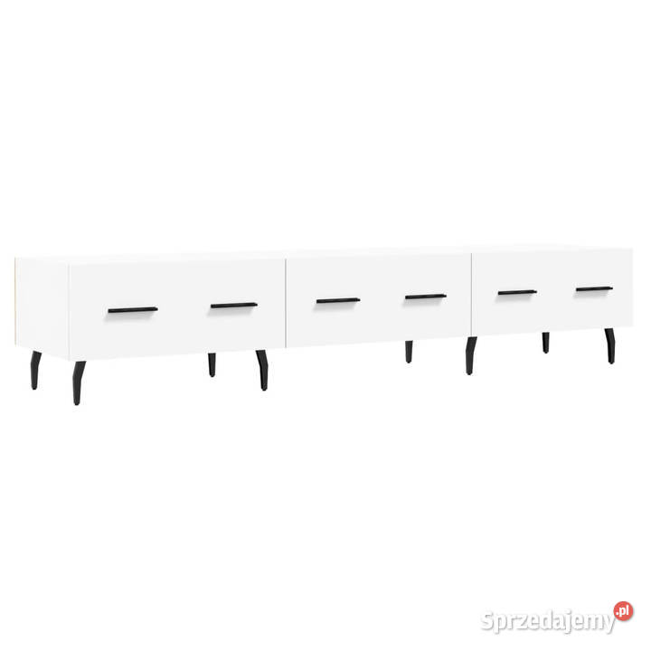Szafka pod TV biała 150x36x30 materiał Warszawa