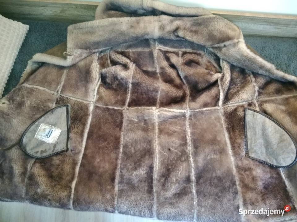 Kożuch damski z naturalnej owczej skóry w Łódź