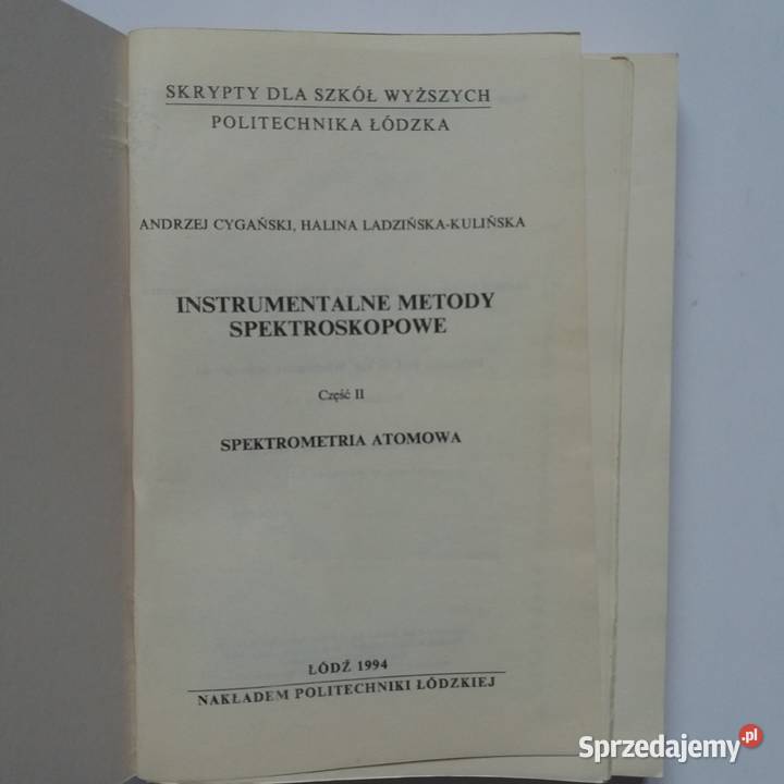 Andrzej Cygański Instrumentalne Metody