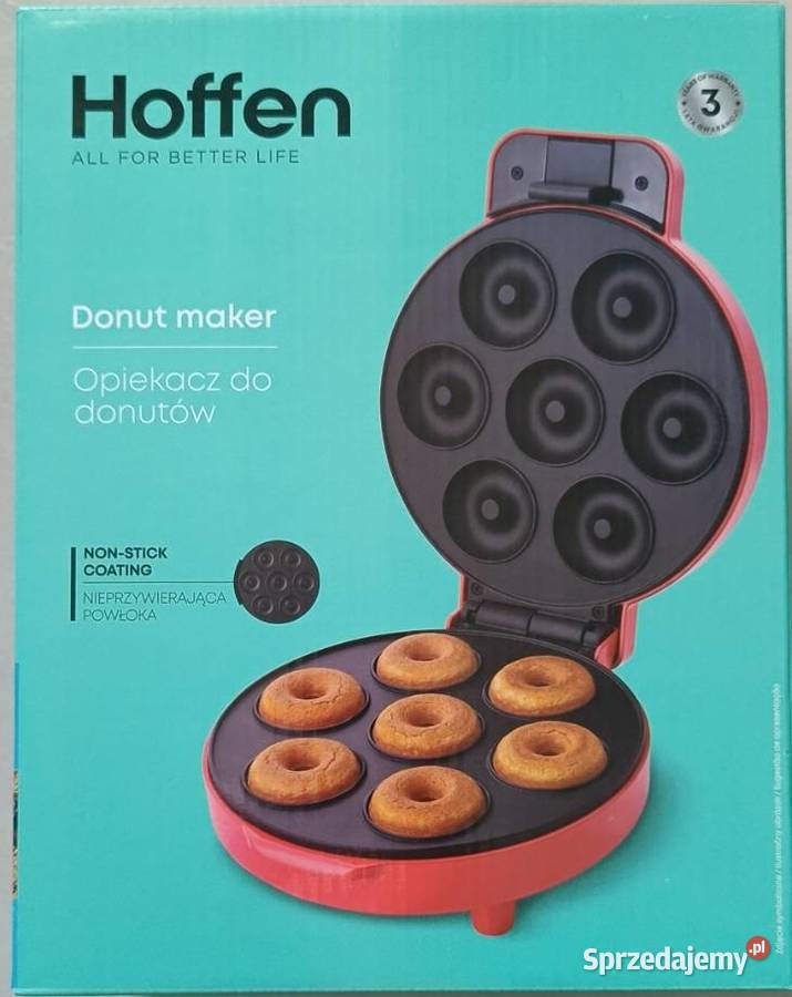 HOFFEN opiekacz do donutów NOWY czerwony warmińsko-mazurskie Ełk