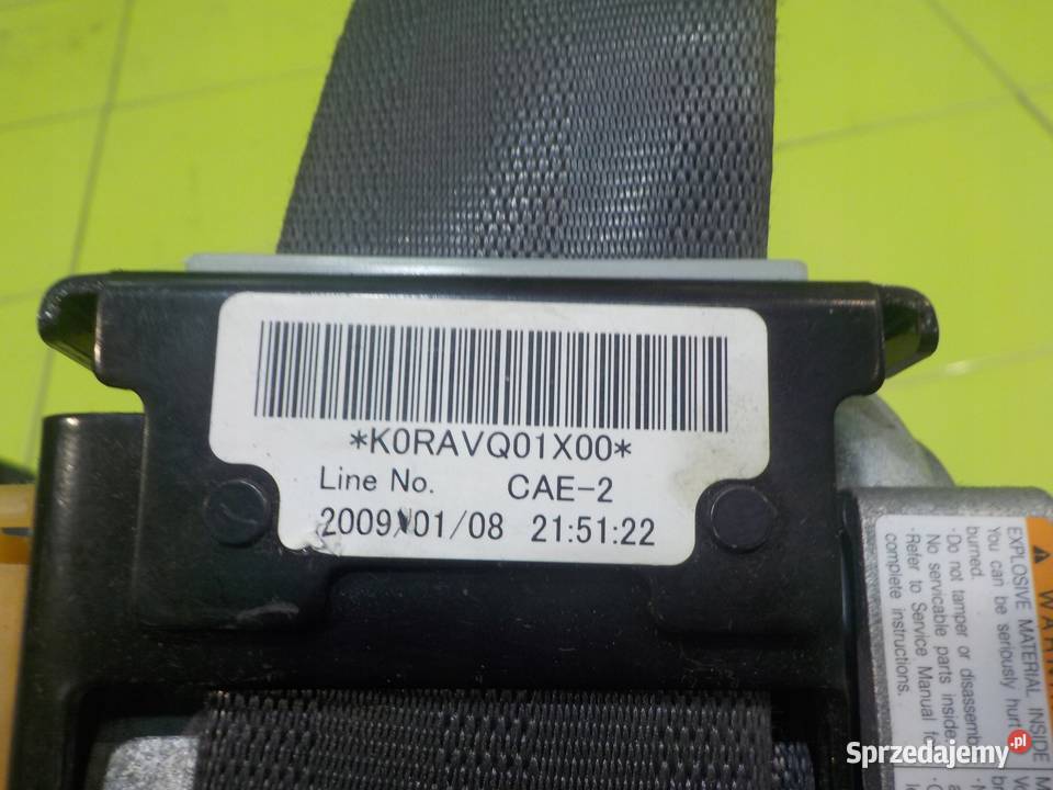 HONDA INSIGHT 09r HB 5D pas bezpieczenstwa lewy Pasy bezpieczeństwa Suków