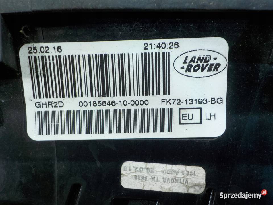 LAND ROVER DISCOVERY SPORT 20 TD4 16r lampa lewa osobowe Lampy tylne Suków