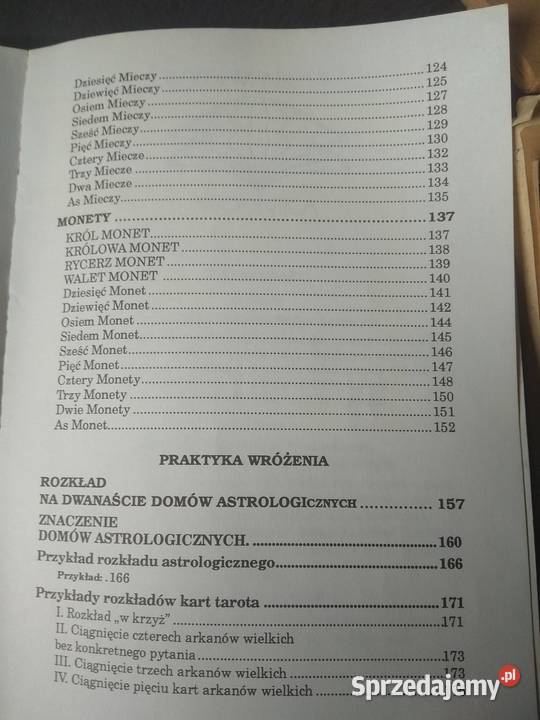 Chiromancja zestaw tarotaliteratura