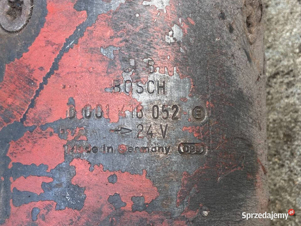 Rozrusznik Man F90 F2000 Bosch 0001416052 Układ elektryczny Maszewo