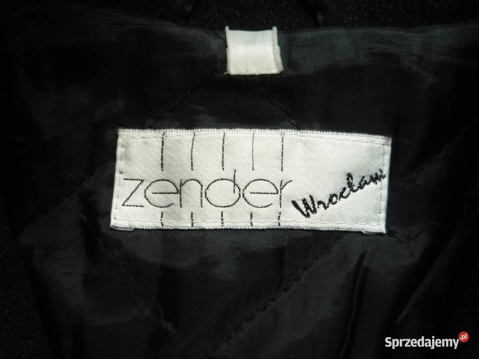 Zender 36S Czarny Płaszcz jesienny wełna kaszmir Rozmiar 36(S) zachodniopomorskie Szczecin
