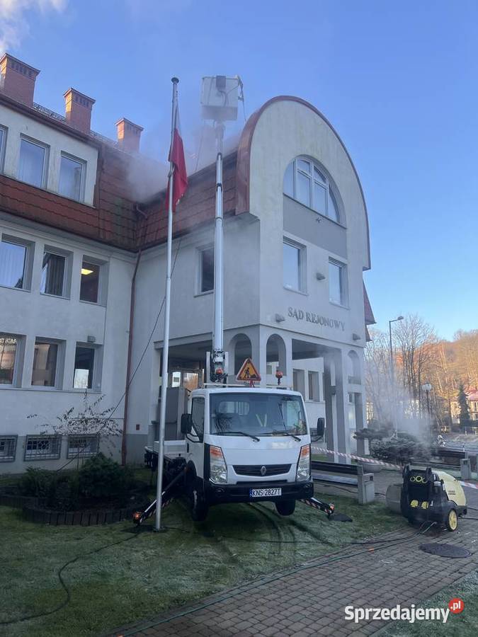 Usługi podnośnikiem koszowym 22m Nowy Sącz