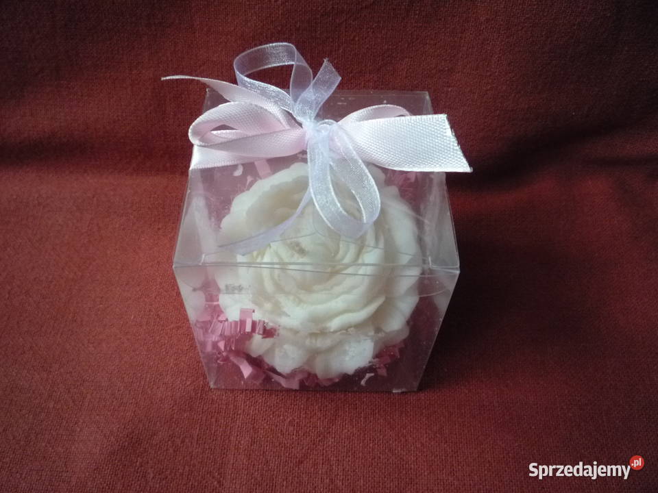 Świeczka Świeca Biała róża w pudełku zachodniopomorskie Szczecin