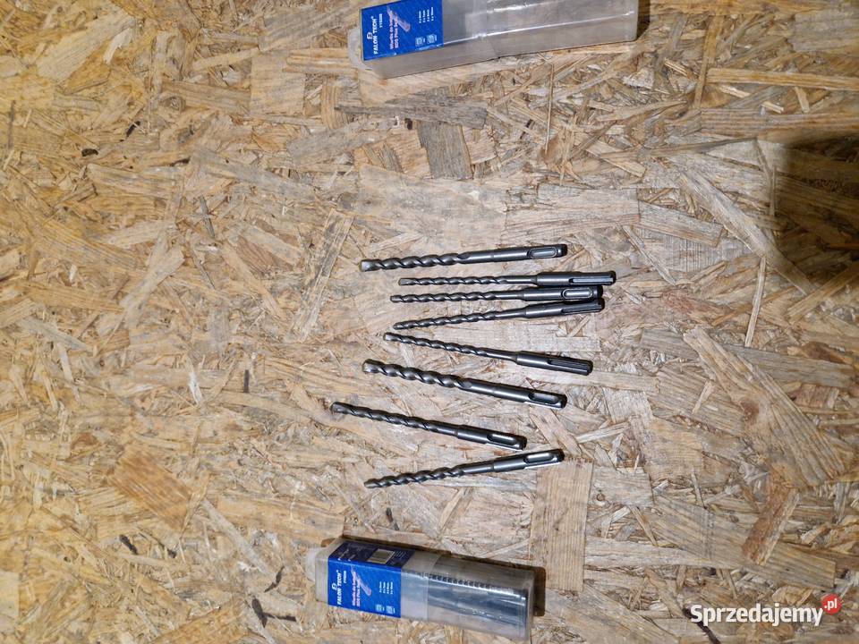 WIERTŁA DO BETONU SDS PLUS ZESTAW WIERTEŁ 8 Zbrojenia Głogowa sprzedam