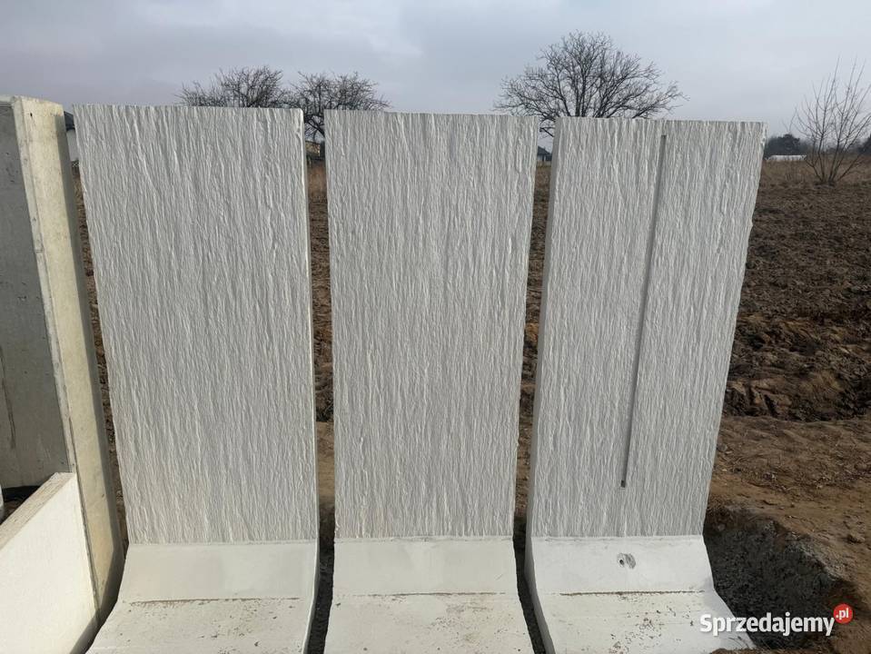 Elki l lki betonowe 21080 mur płot ogrodzenie Myślenice