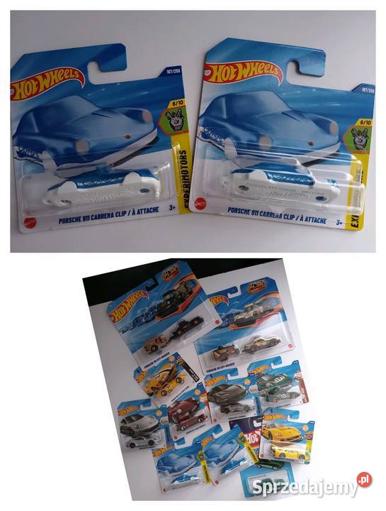 Hot Wheels Porsche 911 Brelok 2x różne inne hw w niebieski Jaworzno